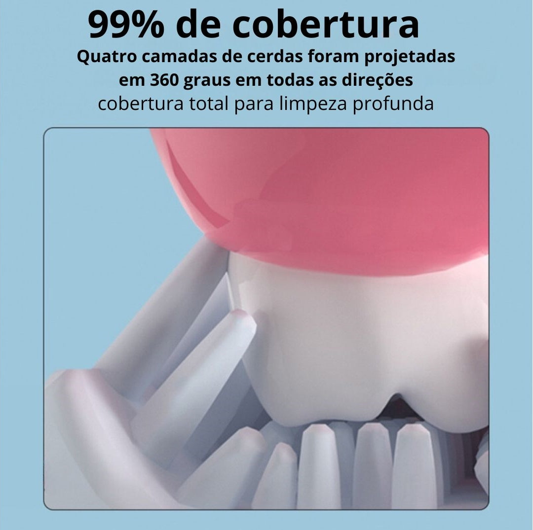 Escova de Dentes Infantil em Forma de U