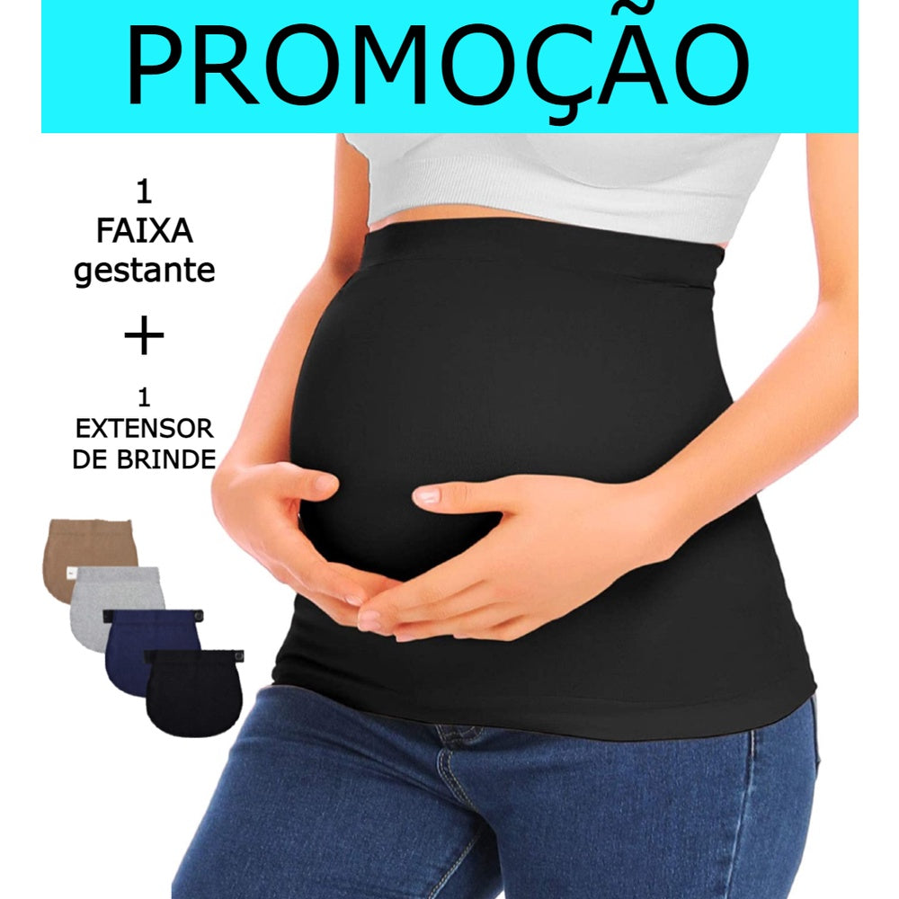 Cinta Extensora de Calça Jeans E Faixa Gestante