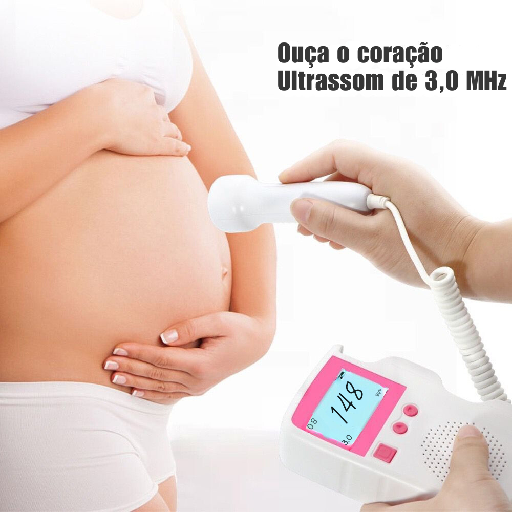 Detector de Som Fetal - Uso Doméstico Com Monitor de Frequência Cardíaca