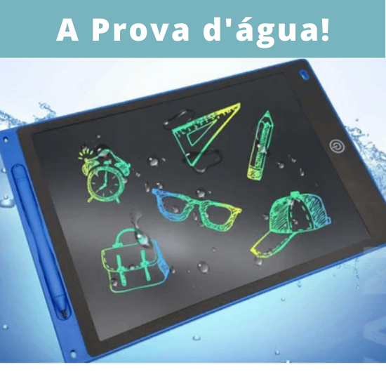 Tablet Mágico Montessori para Desenho - Infantil - Interativo e Educativo - Maternil