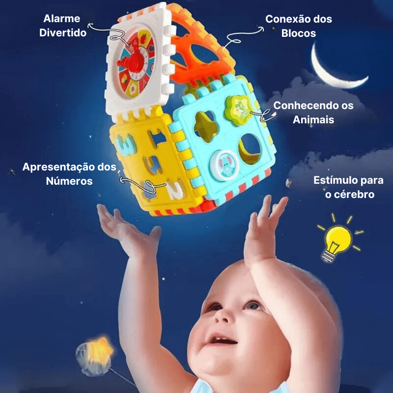 Brinquedos Educativos | Blocos de Construção - 12~36 meses