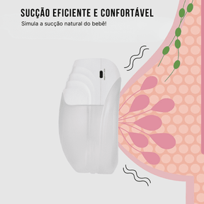 Bombinha de Tirar Leite Elétrica 180ml + 10 Sacos Armazenamento Leite