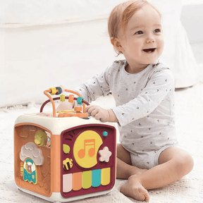 Brinquedos Educativos | Cubo Musical 7 x 1 - 6~36 Meses