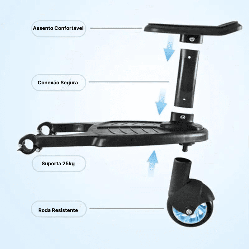 Pedal Adaptador para Crianças | Carrinho de Bebê