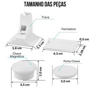 Trava de Segurança para Bebês Magnética