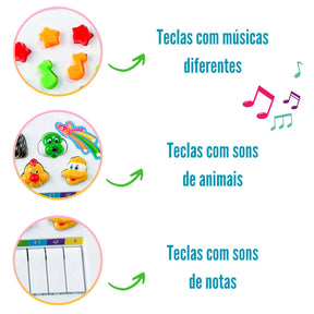 Tecladinho Animal Infantil