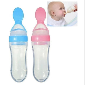 Colher dosadora silicone para bebê