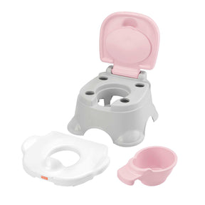 Fisher-Price Baby Troninho para Bebês 3 em 1 Rosa