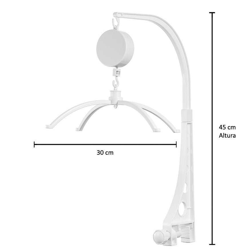 Móbile Berço Bebê Musical E Giratório