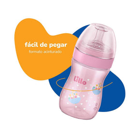 Mamadeira Primeiros Passos 50/150/240ml Rosa